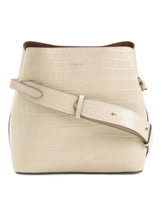 RADLEY LONDON Handbags - RADLEY LONDON Leather Dukes Place Faux Crocodile Medium Compartment Crossbody